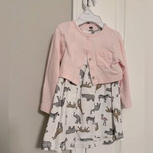 Toddler Girls Dress - Animals - 24 Month